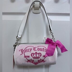 NWT Juicy Couture Girlie Royalty Barrel Bag in Chiffon Pink
